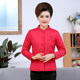 Middle-aged and elderly mothers wear small cotton jackets with large size women's short cotton jackets and thin down cotton inner liner for women
