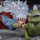 Naruto gk Jiraiya's death scene Toad Sage figure model ornament gift