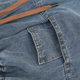Retro embroidery A -line denim skirt slightly fat size loose, old skirt, spring and summer new versatile medium long skirt