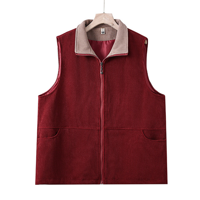 2025 New Mother's Spring Clothes Plus Size Vests Middle-aged and Elderly Extra Large Size Jackets Female Elderly Spring and Autumn Vests
