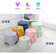 Plastic stool thickened cooked glue household low stool children's fashion small bench bathroom coffee table shoe stool round stool chair