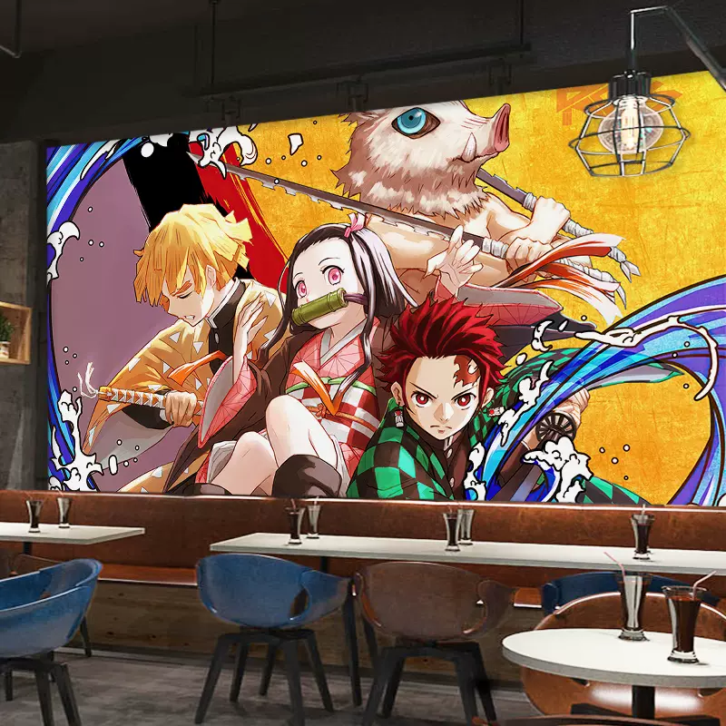 鬼灭之刃漫画墙纸炎柱杏寿郎上弦三九柱海报卧室