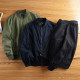 American cotton baseball outer set male loose retro worker costume spring and autumn new foreign trade high -end pilot jacket