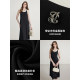 Black vest dress for women contrasting long skirt KBNE spring and autumn new small knitted loose slim skirt
