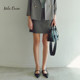 Mila Owen Spring and Summer Commuting Solid Color Midwaist Straight Micro A-line Suit Half-Both Short Skirt 09WFS231052