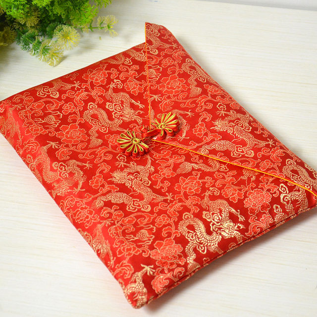 Book bag bag, cloth, and zipper, high-end brocade zipper, large capacity, small double-layer thickened creativity