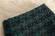 Women's 2024 Autumn and Winter Retro Houndstooth Plaid Skirt A-line High-waisted hip-slit one-step mid-skirt