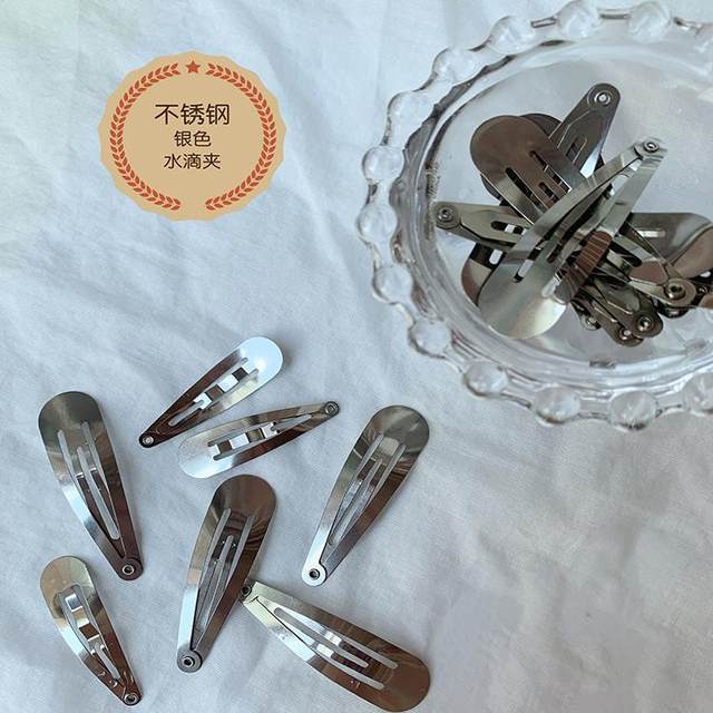 South Korea imported BB clamp water drop clip series and stainless steel series two handmade DIY bangs broken hair baby clip