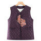 Middle-aged and elderly mothers' autumn and winter thickened velvet vests, grandma clothes, old lady vests, plus fat large size tops