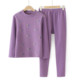 
Middle-aged and elderly autumn and winter thermal underwear plus plus size plus size mother's clothing German velvet autumn clothes long trousers old lady two-piece set