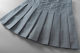 Spring and Autumn Anti -Wet Light Hong Kong flavor pleated skirt college style A -line skirt hip slimming high waist sweet age reduction half body skirt
