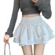 Black short skirt for women in summer new hot style sweet high waist little princess ultra-short cake skirt pure and lustful style to make them look thin
