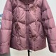 Winter mother's wear 90 down jacket, cold-resistant and warm short coat, loose stand-up collar, middle-aged and elderly tops for women