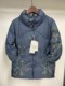 Counter product winter new mother's wear down jacket white duck down jacket middle-aged and elderly warm embroidered grandma top women