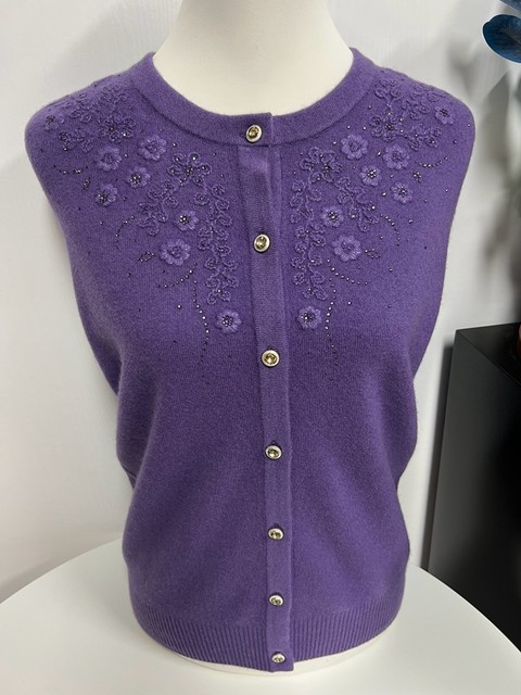 100 Pure Wool Autumn and Winter Noble Style Warmth Loose Large Size Cardigan for Middle-aged and Elderly Mothers and Grandma Coats Wool Women