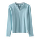 Spring and Autumn new cotton long-sleeved T-shirt for women with large size casual outside autumn clothes mother's outfit fashionable inner base top