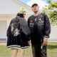 NMAX large-size trendy men's autumn new American retro functional baseball uniform large-area embroidered jacket jacket