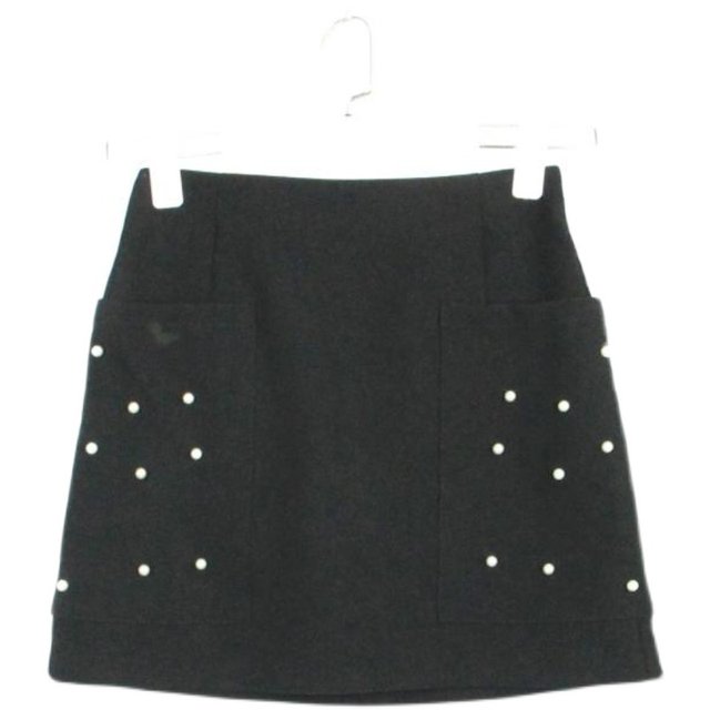Aige Yipin counter genuine sweet beaded A-line short skirt spring, summer, autumn and winter skirt spring, autumn and winter 8E0119036
