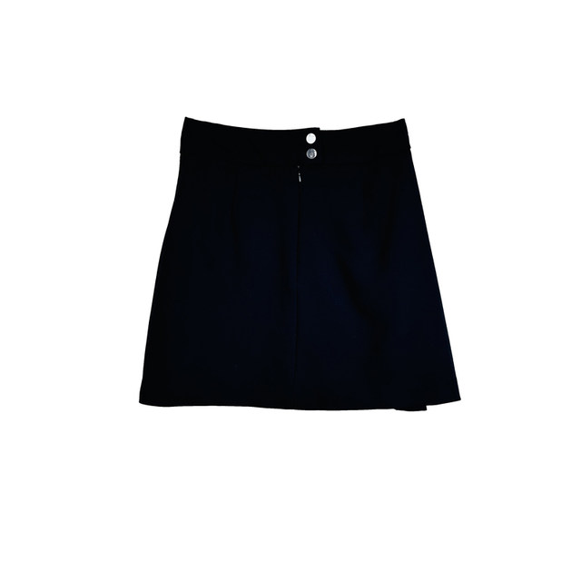 
Pull series counter genuine fashion commuter solid color zipper decoration A-line short skirt skirt women summer 60006681