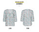 cache authentic mint mambo small fresh floral lace edge 7-quarter sleeve shirt for women spring and summer 8416002