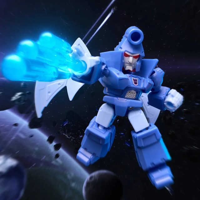 
Genuine Blue Transformers Star Edition 5432 Mini Pocket Building Blocks Man End Box Full Set Hidden