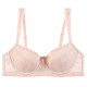 Underwear for women, French style soft steel ring to gather secondary breasts and prevent sagging, pure desire adjustable sexy lace bra set