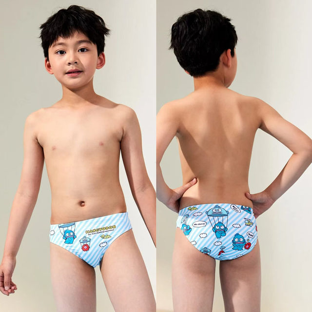 
Zoke 2025 boys swimsuits jumpsuits boys swimming training competition big ear dog half fish man