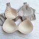 New Japanese Supplement traceless steel ring-free large-size bra deep V gather invisible breasted sports safety underwear 918