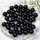 Crystal glass obsidian beads loose beads wholesale black ball beads DIY bracelet with beads light bead bracelet material