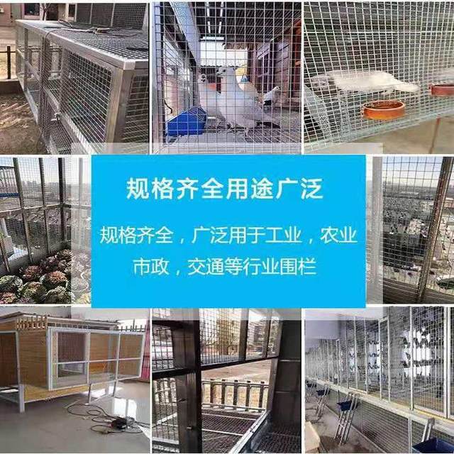 Hot -dip galvanized iron wire fence breeding net fence, rat protection iron net mesh net grid balcony steel wire fence net