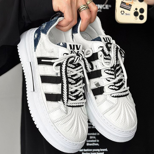 Extra large size men's 45 widen large casual sports shoes 46 summer breathable white shoes 47 shell toe shoes 48