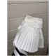 Niche design pure and lustful cake skirt for women with large size summer high waist lace splicing lace sweet pleated