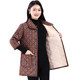 Mother's winter clothing plus velvet warm mid-sleeve cotton coat vest middle-aged and elderly women's large size mid-length cold-proof cotton coat vest