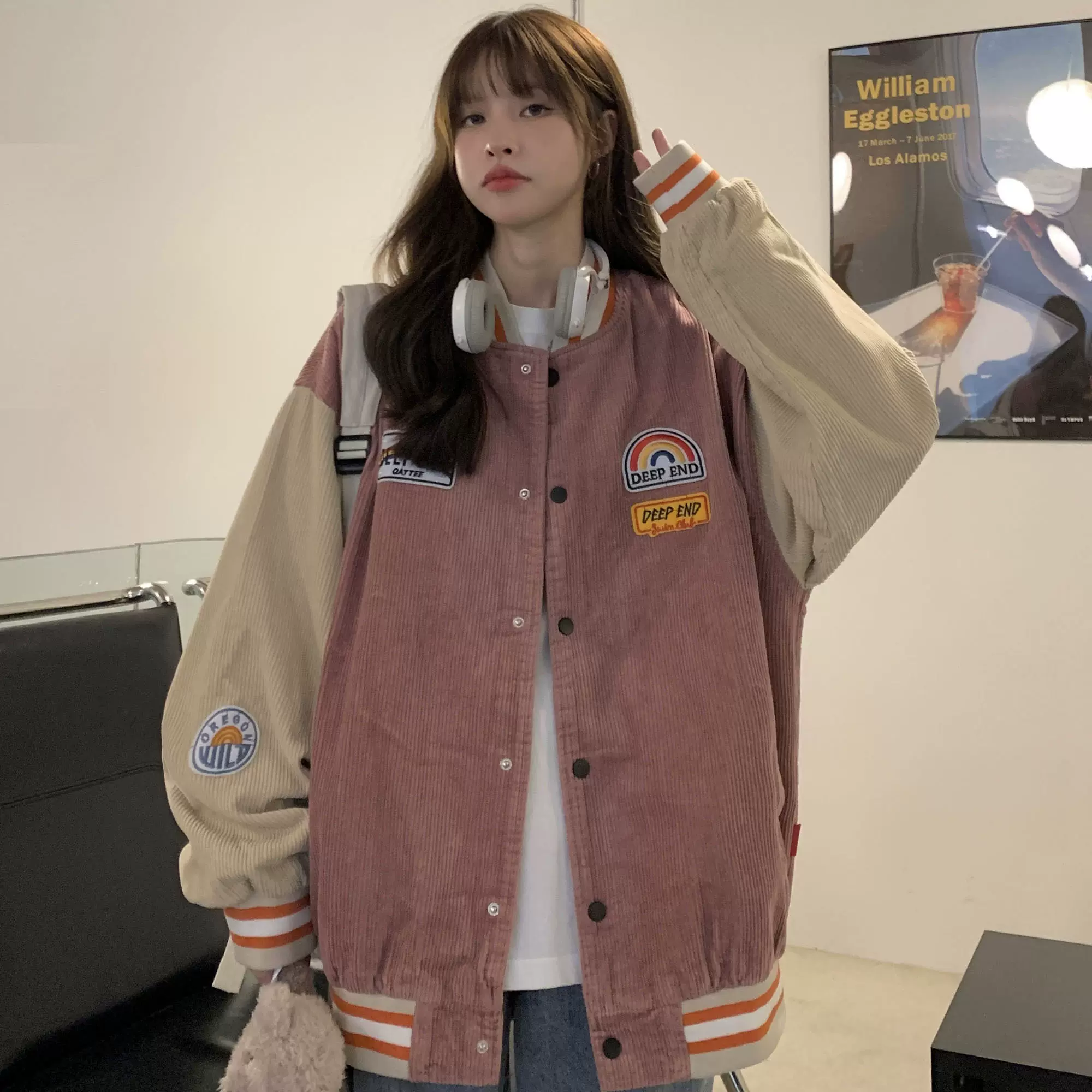 灯芯绒加绒外套女 新人首单立减十元 2021年12月 淘宝海外