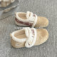 Lulu Egg Warm Two-Cotton Shoes White Shoes Women's 2025 New Winter Slip-On Plus Velvet Birkenstock Shoes Furry Shoes