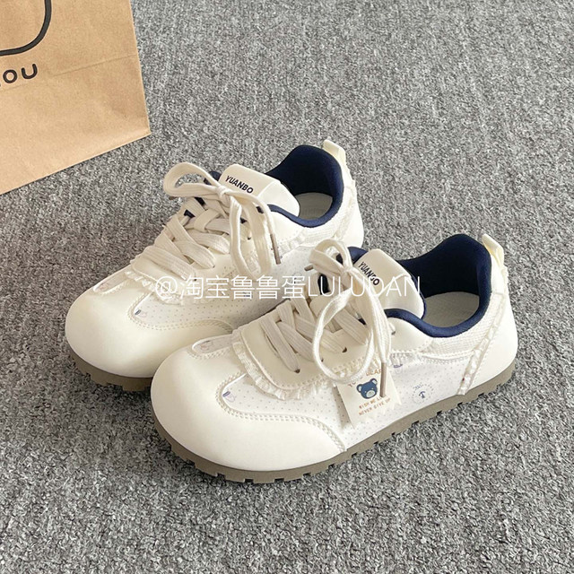 
Lulu Dan retro moral training shoes for women 2025 new popular spring and autumn thin-soled sports shoes versatile Korean sneakers