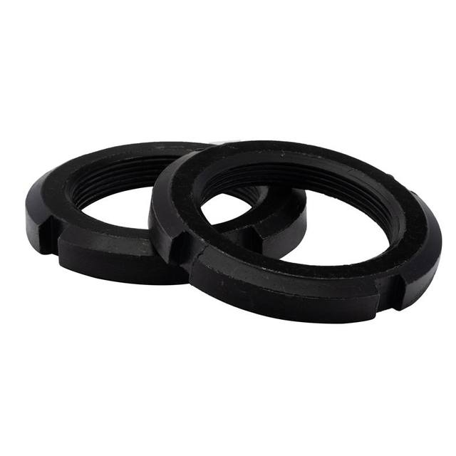 Round nut national standard lock nut slotted stop screw nut four slots and cap m10m12m16m20-m200