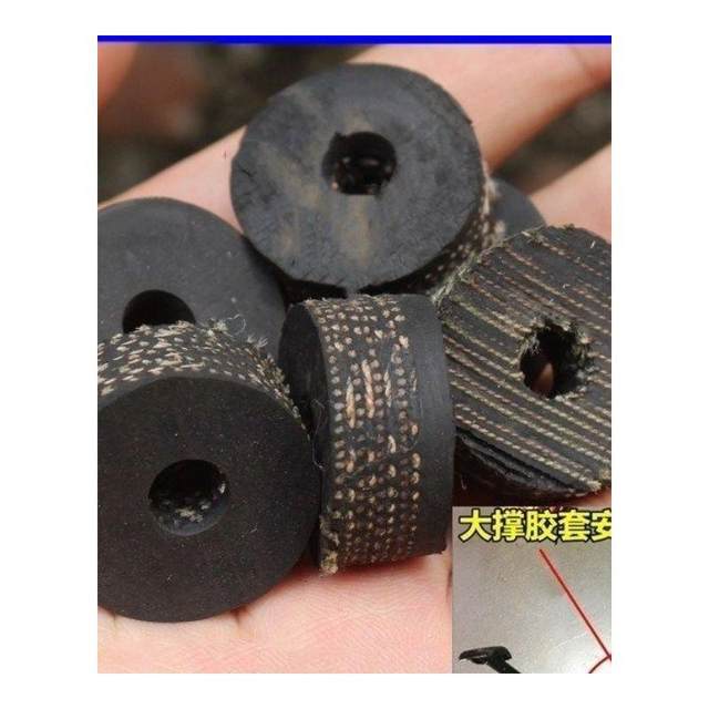 Motorcycle scooter electric vehicle big tripod rubber pad bipod double brace buffer rubber sleeve rubber ring pad