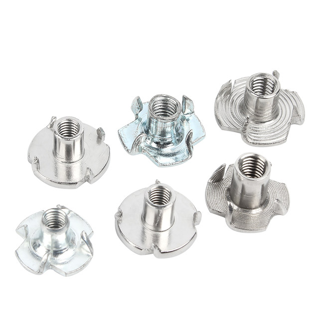 Furniture nut four-claw nut claw nut four-claw nut wood panel inlaid nut speaker nut M4M5M6M8