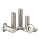 Tie color zinc flat head inverted screw stainless steel 304 flat round head diagonal hexagon screw furniture bolt
