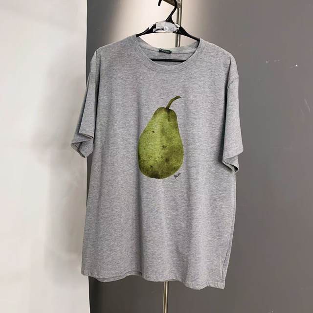 
Fun Paradise ~ T-shirt collection 100 cotton versatile round neck printed bead embroidery/ towel embroidery short-sleeved T-shirt for women DQJ