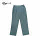 UGE/Yimengxia new women's clothing comfortable and versatile micro Harun wide-leg pants slim slim trousers large size chiffon pants
