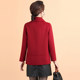 Brand mother's double-sided woolen coat, middle-aged and elderly autumn and winter short woolen coat for small people