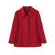 Brand mother's double-sided woolen coat, middle-aged and elderly autumn and winter short woolen coat for small people
