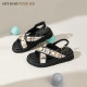 Saturday summer thick-soled women's sandals wear small heightened sandals outside

