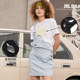 Dickies multi-pocket strap skirt for women adjustable workwear long skirt Dike summer new women's skirt
