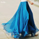 Dance skirt big skirt white beach skirt female summer seaside long skirt high -end new net yarn skirt
