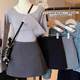 Side zipper wool skirt for women in autumn and winter 2025 new high-waisted slim and versatile A-line anti-exposure hip-covered skirt
