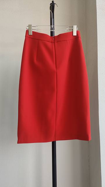 Aian Qi genuine broken code loss Qingqi new style versatile solid color commuter hip straight skirt skirt mid skirt women
