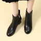 2023 large size fattened and widened women's boots 41-43 high heels women's new popular winter thick heel Martin boots